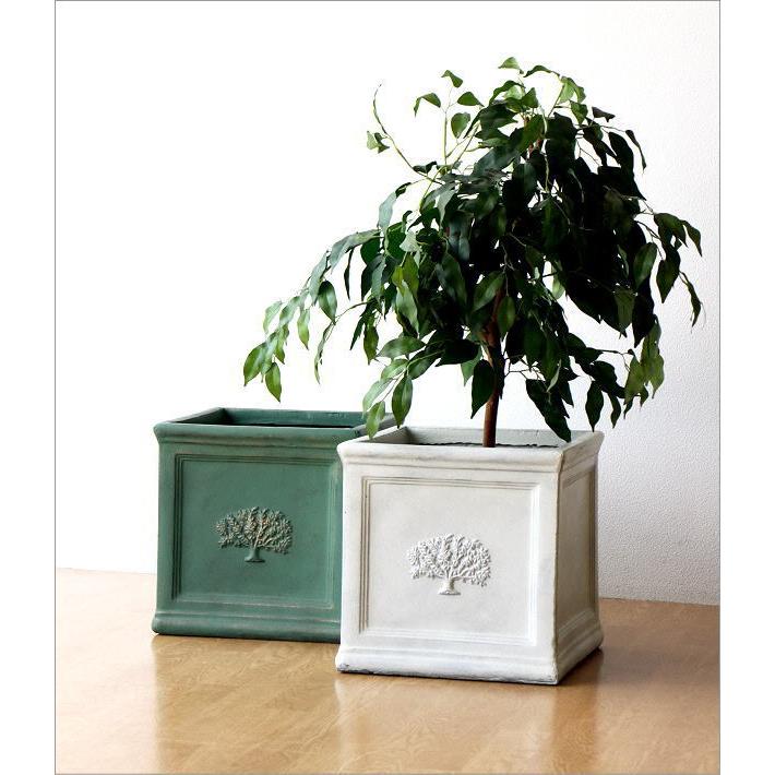 鉢カバー おしゃれ スクエア アンティーク かわいい 北欧 ナチュラル