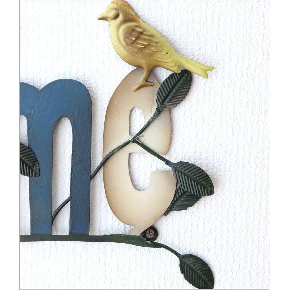 壁飾り アイアン WELCOME おしゃれ 壁掛け 玄関 ドア サインボード