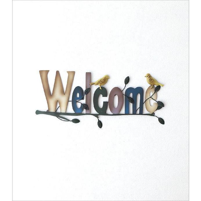 壁飾り アイアン WELCOME おしゃれ 壁掛け 玄関 ドア サインボード