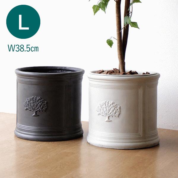 鉢カバー おしゃれ ラウンド アンティーク セメント 北欧 シンプル