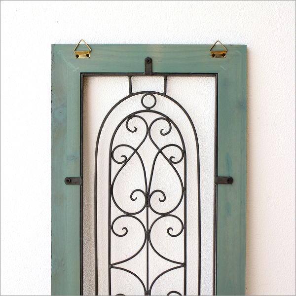 壁飾り 壁掛け インテリア アートパネル アイアン 木製 アンティーク