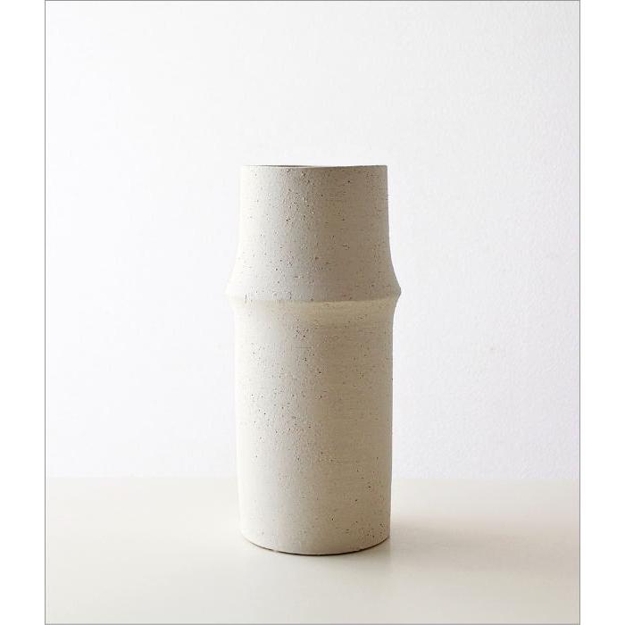 竹製フラワーベース 円筒形 花瓶 花びん 陶器 おしゃれ フラワーベース