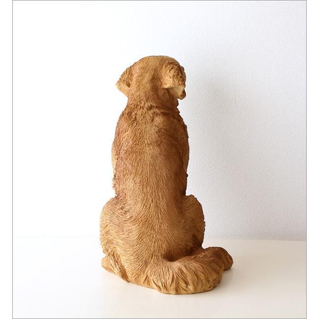 犬 置物 屋外 玄関 リアル 大型 大きい オブジェ ドッグオーナメント