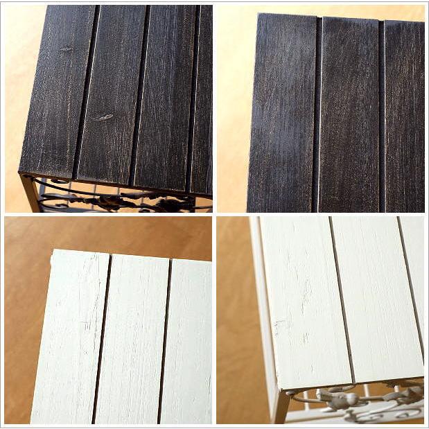 花台 フラワースタンド アイアン 木製 すのこ 鉢スタンド