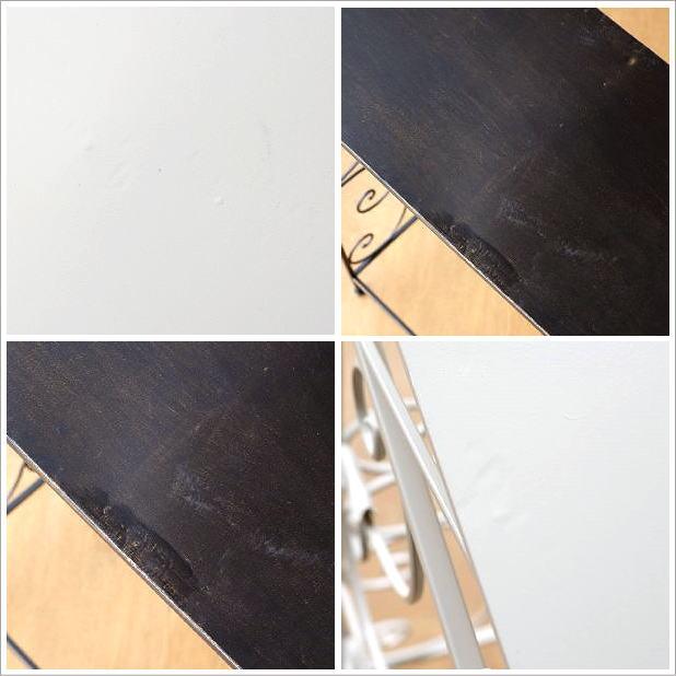 コンソールテーブル 玄関 スリム 奥行30cm アンティーク 家具 ブラック