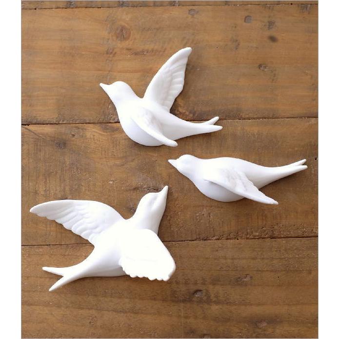 壁掛け オブジェ 鳥 バード おしゃれ オーナメント 壁飾り