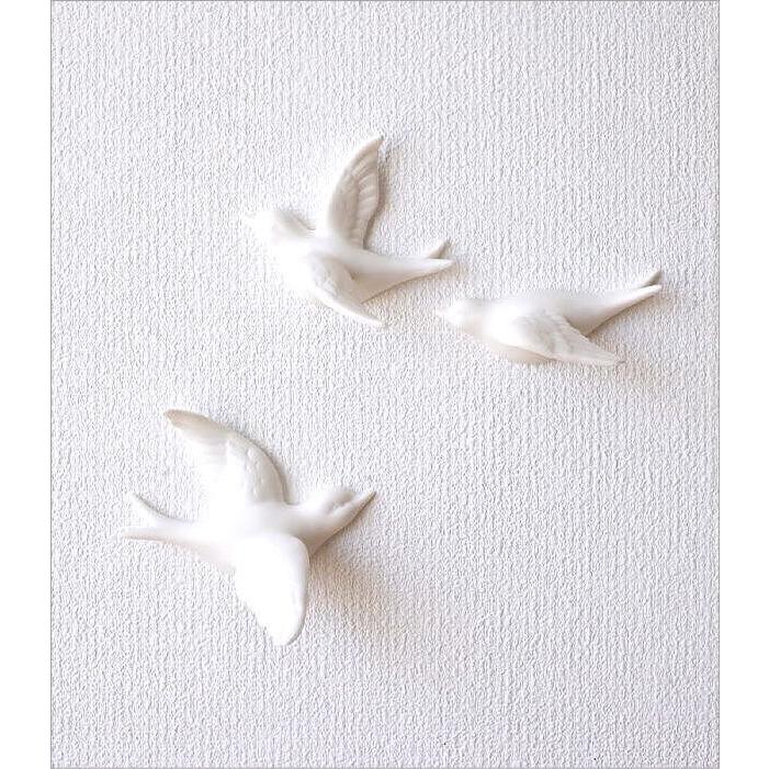 壁掛け オブジェ 鳥 バード おしゃれ オーナメント 壁飾り