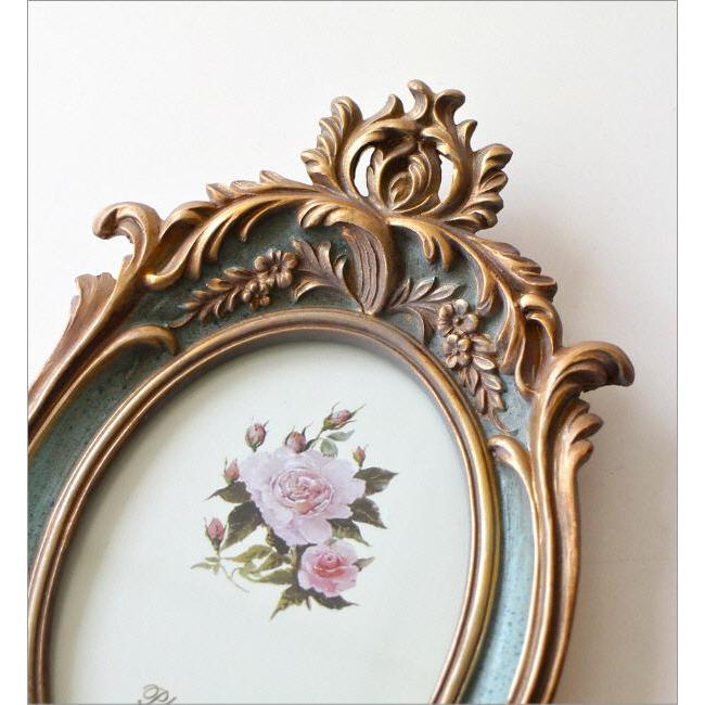 写真立て アンティーク フォトフレーム おしゃれ かわいい 可愛い 楕円