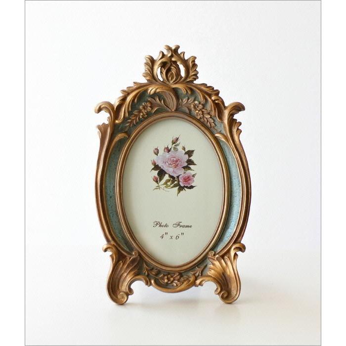 写真立て アンティーク フォトフレーム おしゃれ かわいい 可愛い 楕円