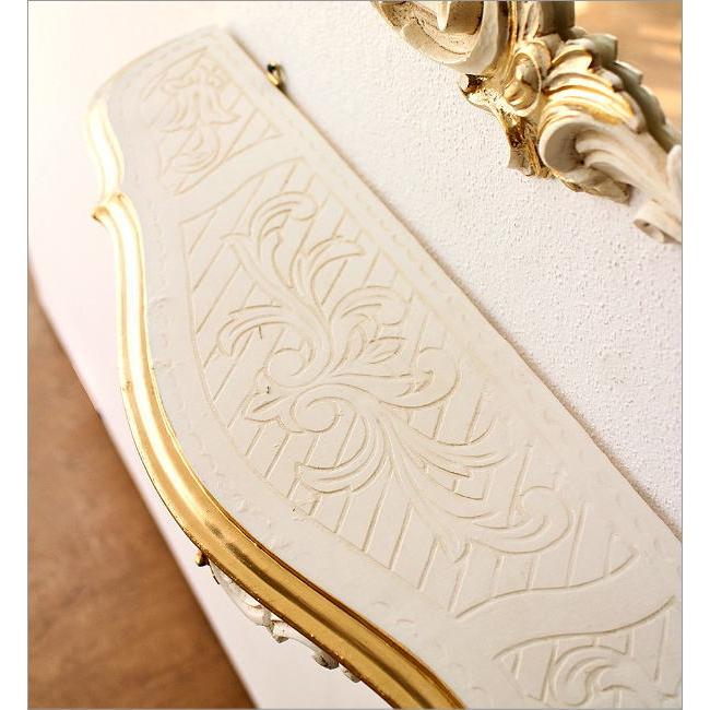 壁掛け棚 ウォールシェルフ アンティーク ロココ調 飾り棚 おしゃれ