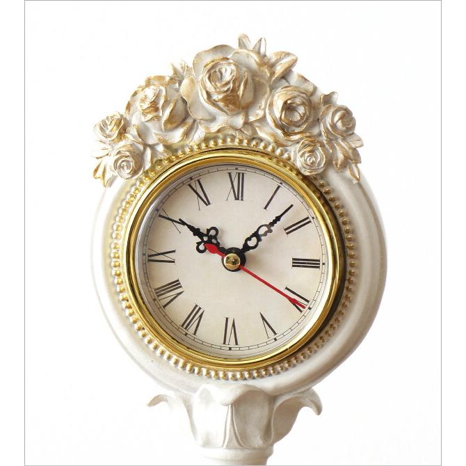 置き時計 置時計 アンティーク おしゃれ ロココ調 小型 ミニ ローマ
