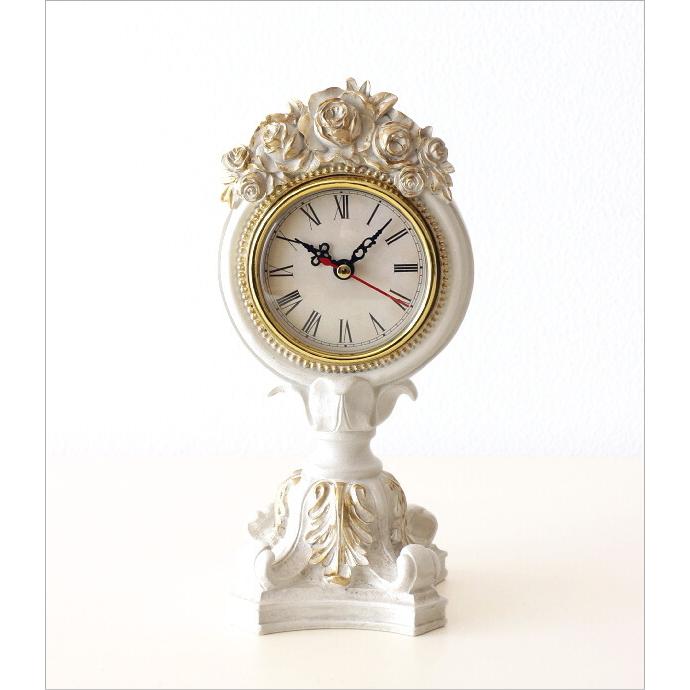 置き時計 置時計 アンティーク おしゃれ ロココ調 小型 ミニ ローマ