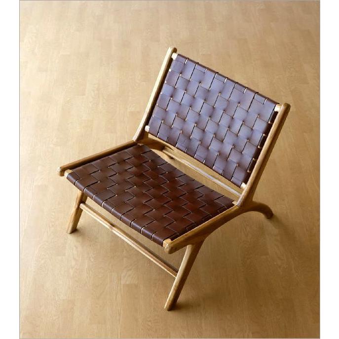 ギギliving 本革リラックスチェアー レザー チーク無垢材 木製 椅子 楽天市場】リビングチェア 本革 チーク無垢材 木製 椅子 一人掛け 一人