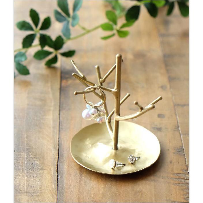 クリスマスセール♪ビンテージ☆アクセサリーホルダージュエリー スタンド アメリカ バード ジュエリースタンド /アンティークゴールド: 収納・ラッピング