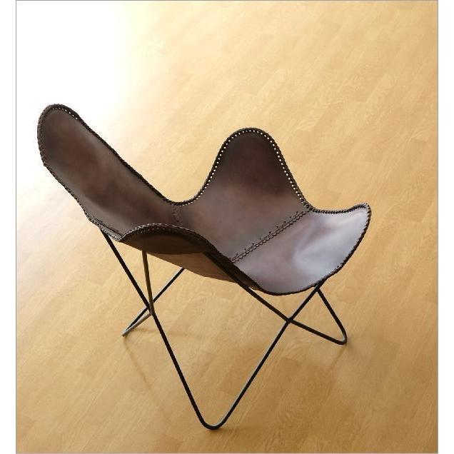 レザーチェア 本革 アイアン アンティーク レトロ 革製 椅子 おしゃれ