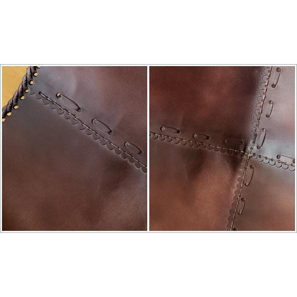 レザーチェア 本革 アイアン アンティーク レトロ 革製 椅子 おしゃれ