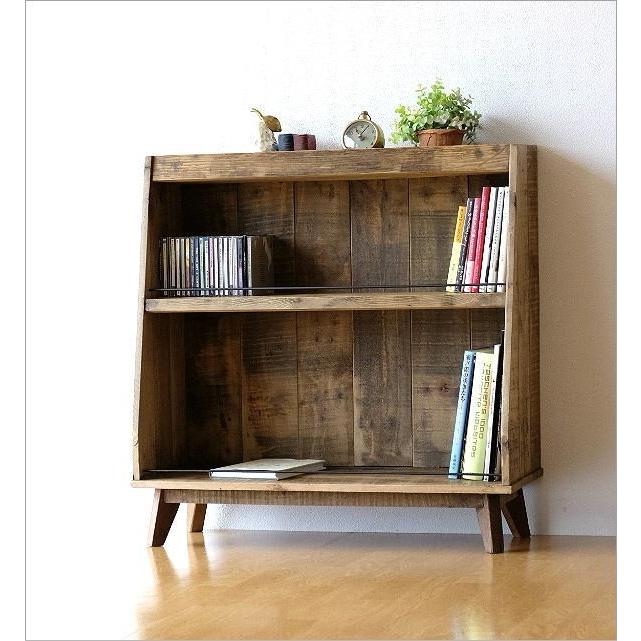 マガジンラック 木製 レトロ アンティーク 本棚 書棚 マガジンシェルフ 飾り棚 飾棚 ディスプレイラック おしゃれ シャビーシックなスタンドブックシェルフ Ras3084 ギギリビング 通販 Yahoo ショッピング