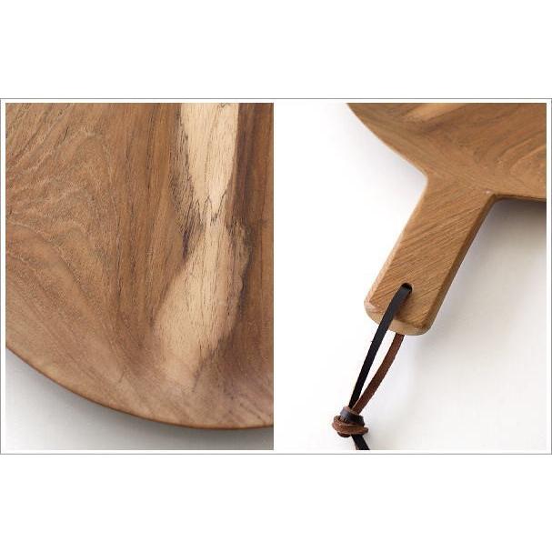 お皿 プレート 持ち手付き 取っ手 サービングトレイ 木製 天然木 無垢