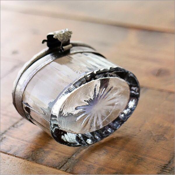 小物入れ ガラス ふた付き おしゃれ アクセサリーケース ボックス 蓋