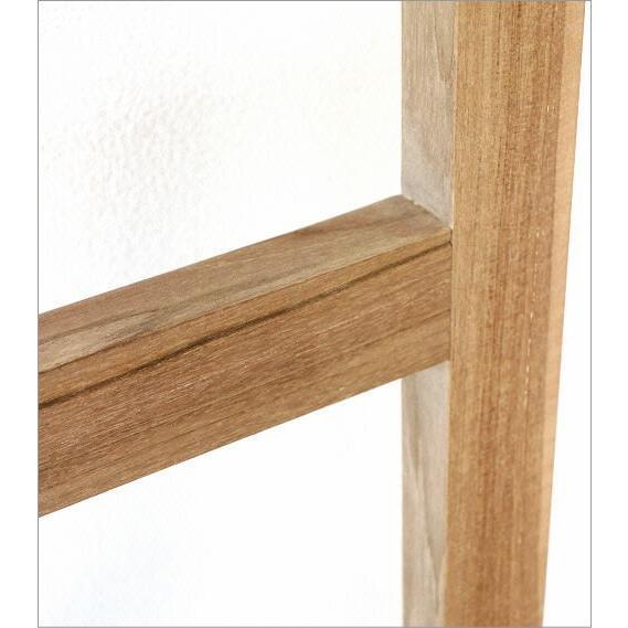 ラダーハンガー 立て掛け 木製 おしゃれ シンプル 壁面 インテリア はしご ストール ショール ベルト 小物掛け チークウッドラダー 