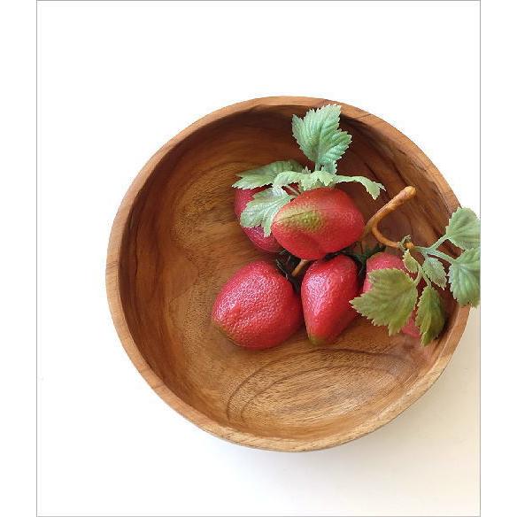 ボウル 木製 天然木 おしゃれ チーク ナチュラル サラダボウル 食卓