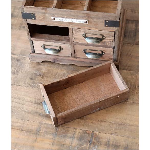 コレクションケース 木製 おしゃれ ナチュラル シャビー アンティーク