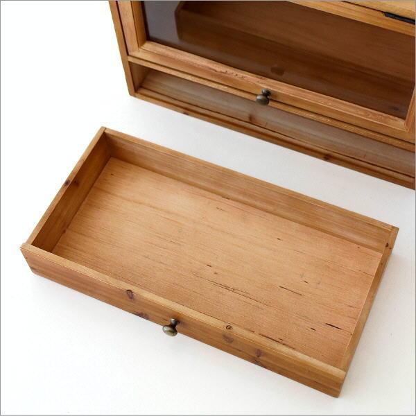 ミニキャビネット 飾り棚 スパイスラック おしゃれ 木製 ウッド 卓上