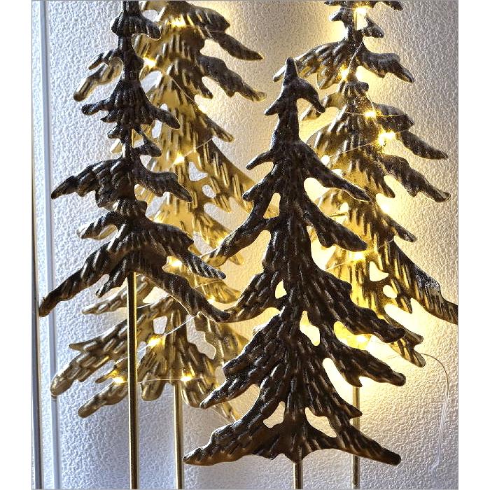 クリスマスツリー 壁掛け インテリア 壁飾り アイアン アートパネル 木