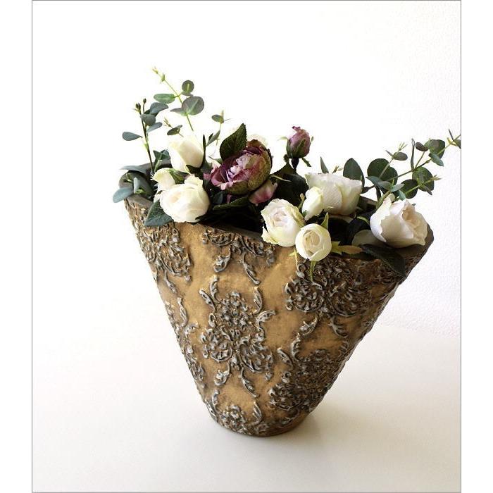 花瓶 花びん 陶器 おしゃれ 花器 フラワーベース 大きい 装飾