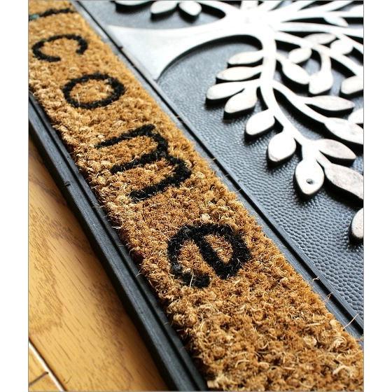 玄関マット 屋外 おしゃれ コイヤーマット ラバーマット ココヤシ 外