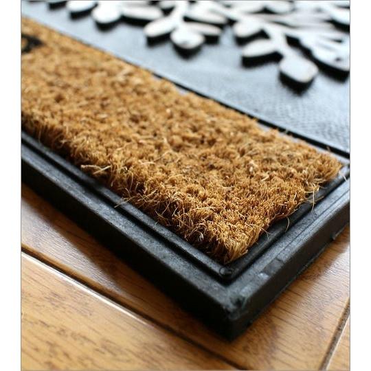 玄関マット 屋外 おしゃれ コイヤーマット ラバーマット ココヤシ 外