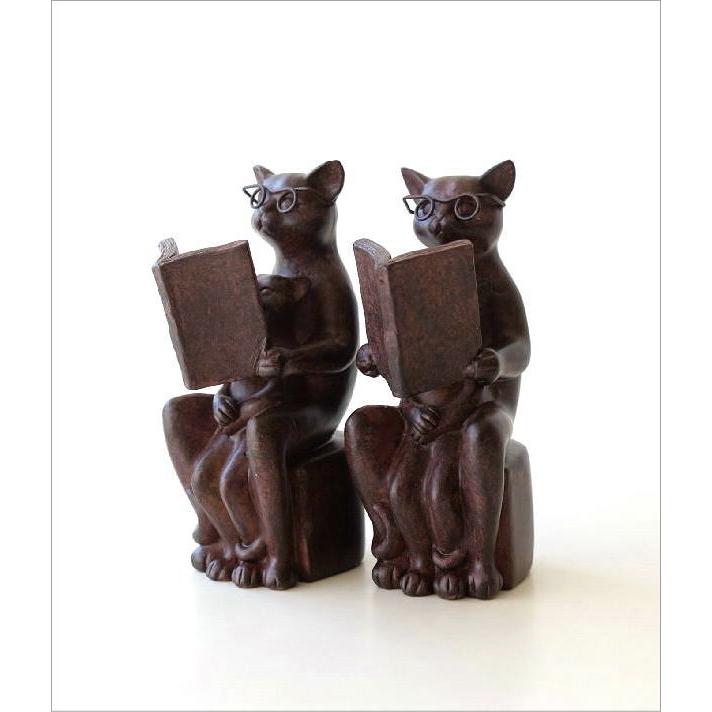 ブックエンド おしゃれ かわいい 本立て 本立 ブックスタンド 猫 ねこ 雑貨 置物 置き物 CDスタンド 収納 インテリア ネコのブックエンドB :sik6014:ギギリビング 通販 ブックエンド かわいい猫 本立て 金属製 ブックスタンド 事務用品 本ラック 文房具 ブックスタンド 卓上 書類 収納 書籍整理 雑誌 コミック ファイル収納(2枚)