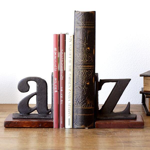 ブックエンド おしゃれ 本立て 本立 アンティーク 木製 アイアンブックエンド Sik7614 ギギリビング 通販 Yahoo ショッピング