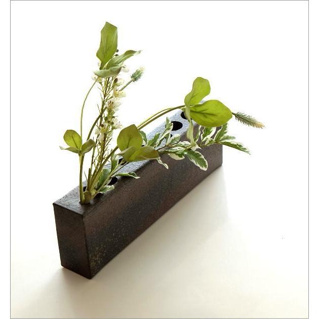 花器 陶器 和風 モダン おしゃれ シンプル 花瓶 花びん 信楽焼 日本製