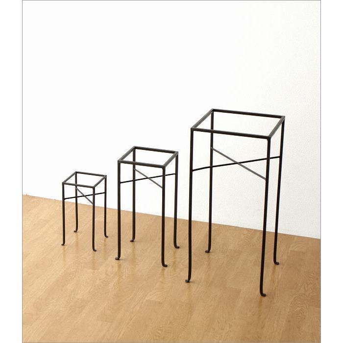 フラワースタンド おしゃれ プランタースタンド 花台 アイアン スリム