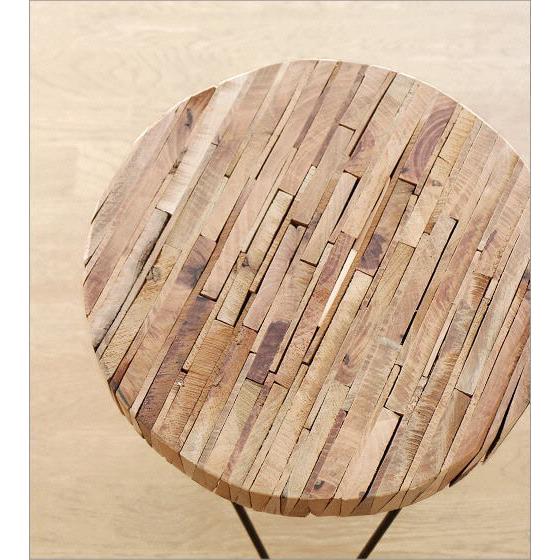 コスガ ◾️ラウンド型 木製テーブル サイドテーブル 飾り台 ディスプレイ台 花台 コスガ ◾️ラウンド型 木製テーブル サイドテーブル 飾り台