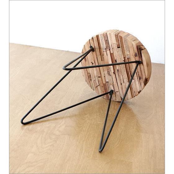 花台 木製 アイアン おしゃれ サイドテーブル フラワースタンド 室内