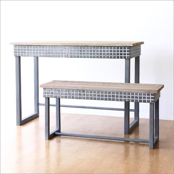 コンソールテーブル おしゃれ ワークテーブル ウッドテーブル 天然木