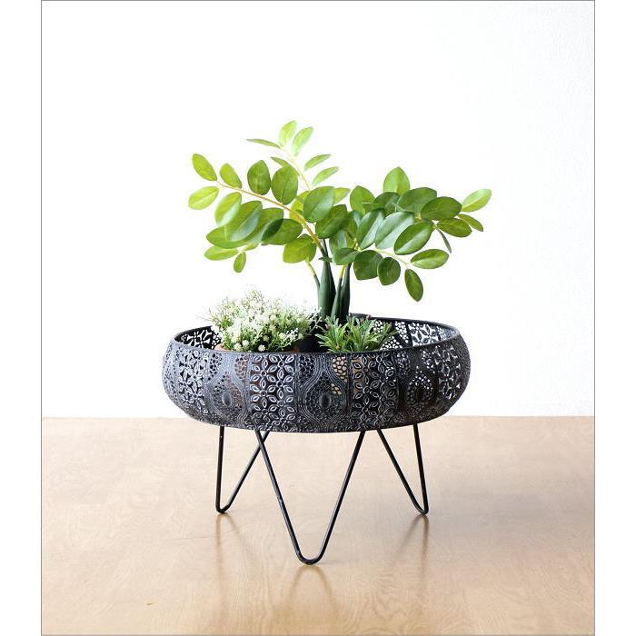 【美品】大型 アンティーク調 植木鉢 鉢カバー フラワースタンド 鉢カバー プランターカバー おしゃれ アイアン アンティーク 鉢