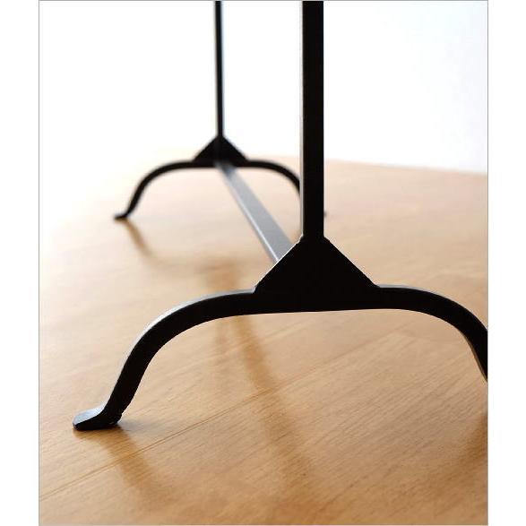 ハンガーラック スリム アイアン 鉄製 おしゃれ 玄関 収納 ハンガー