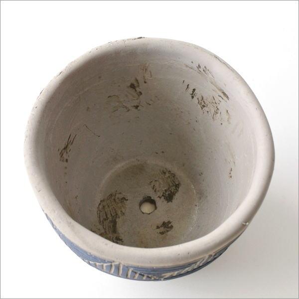 植木鉢 おしゃれ 3号 3.5号 4号 12cm 丸 プランター 鉢カバー セメント