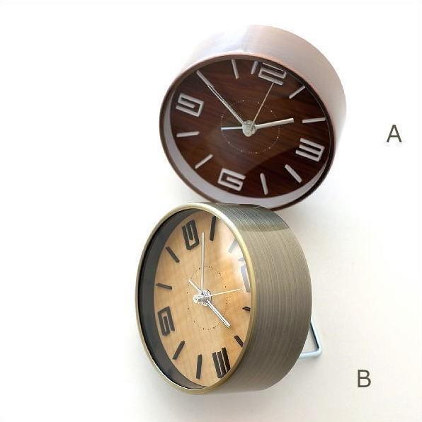 目覚まし時計 おしゃれ アナログ モダン レトロ 置時計 丸 ギガランキングｊｐ