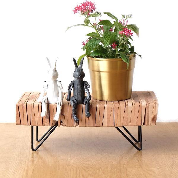 ディスプレイスタンド 花台 フラワースタンド アイアン 木製 おしゃれ