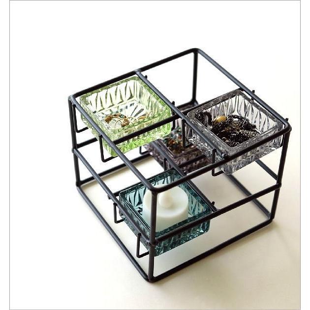小物入れ ガラス アイアン おしゃれ 卓上 トレイ トレー かわいい