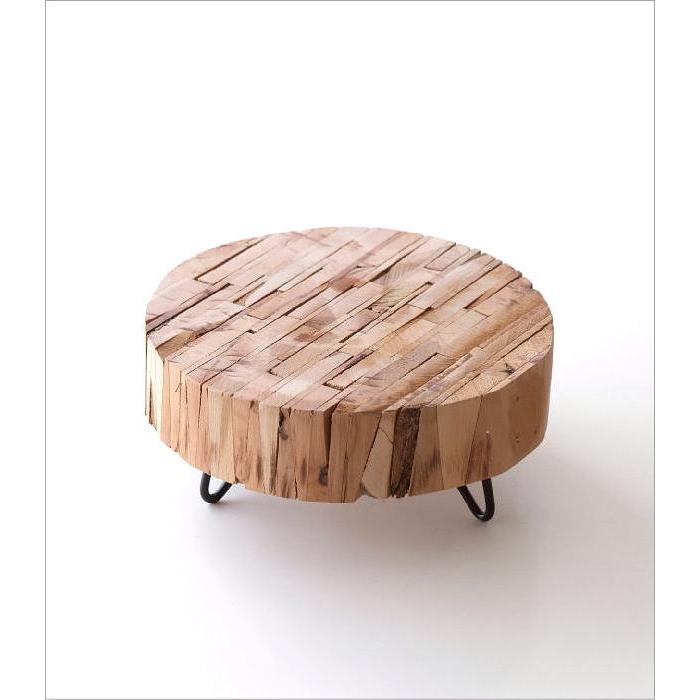 スタンド 花台 おしゃれ コンパクト 木製 天然木 フラワースタンド