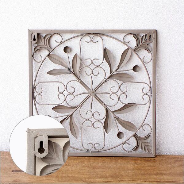 壁飾り アイアン 壁掛け インテリア おしゃれ リーフ 葉 パネル