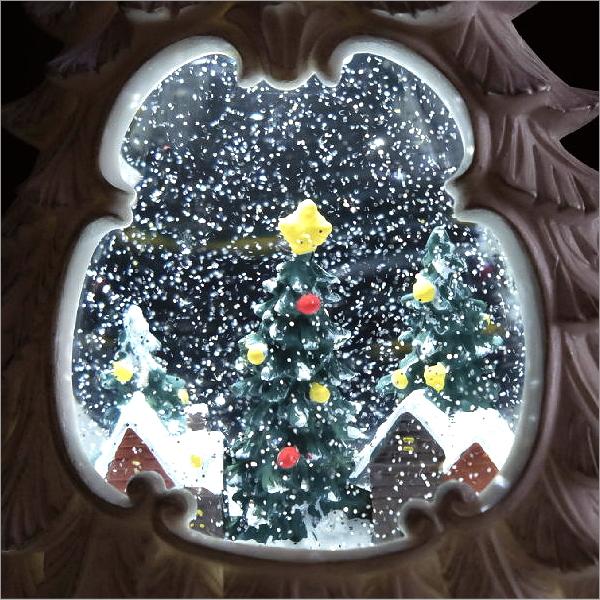 スノードーム クリスマス LEDライト キラキラ 光る クリスマスツリー