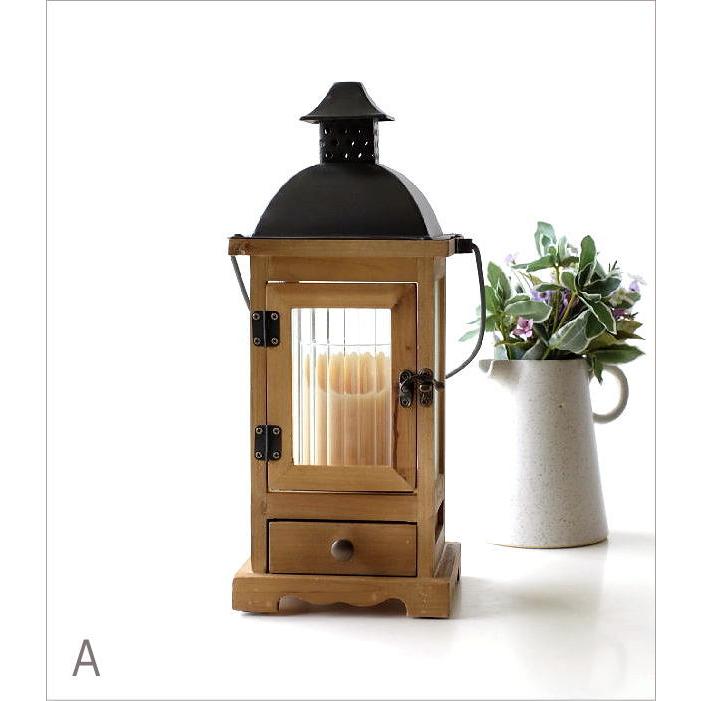 ランタン オブジェ おしゃれ 置物 LEDキャンドルホルダー LED