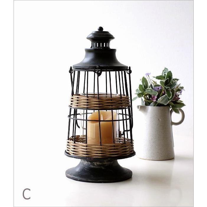 ランタン オブジェ おしゃれ 置物 LEDキャンドルホルダー LED