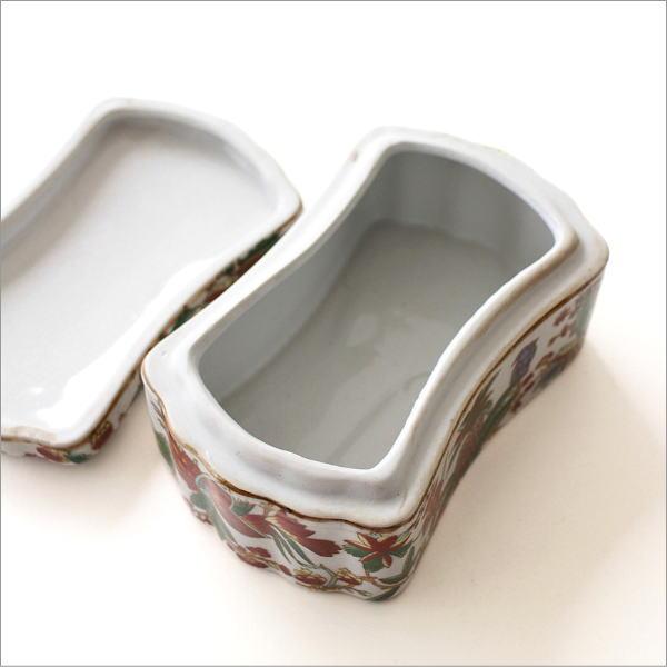 小物入れ ふた付き 陶器 アクセサリーケース 蓋付き 小物収納 卓上
